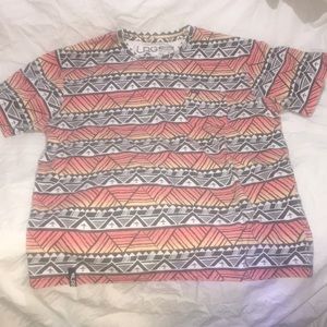 VTG y2k LRG retro navajo pocket skater tee